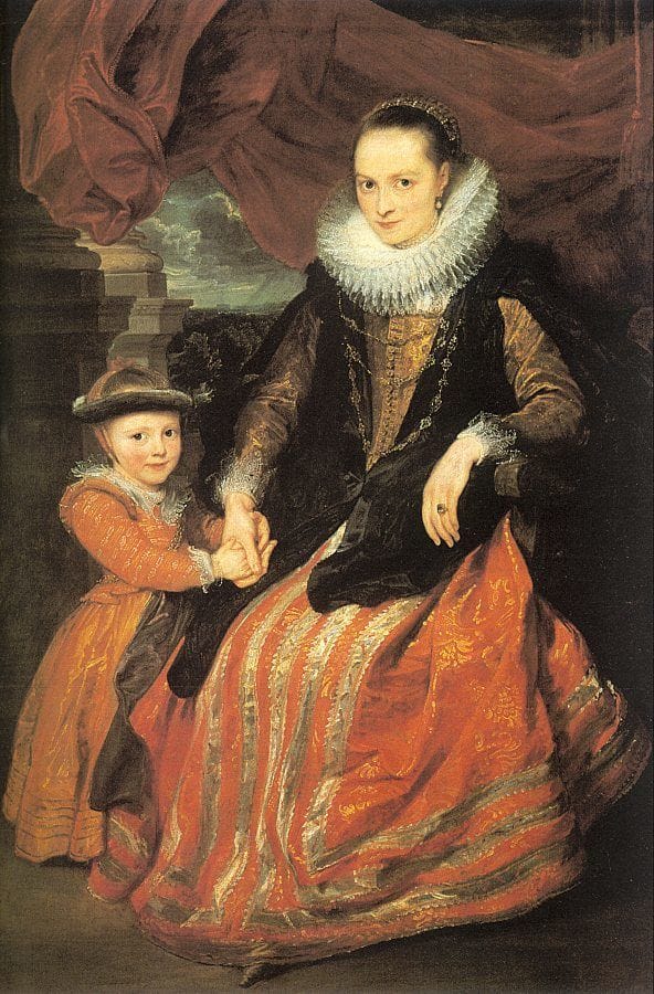 Artwork Title: Susanna Fourment and Her Daughter