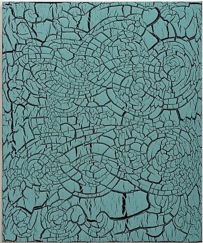 Artwork Title: Green Over Black