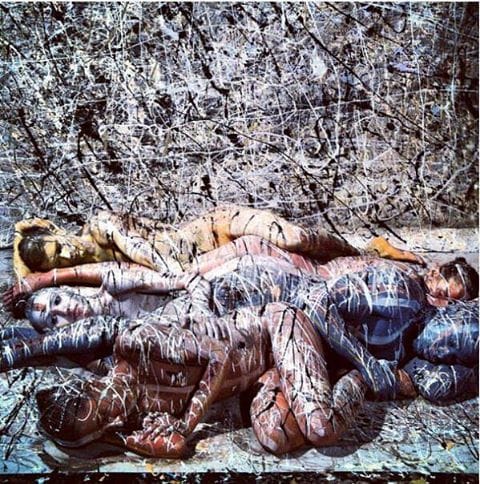 Artwork Title: Splatter 4