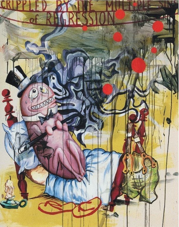 Artwork Title: Crippled By The Multiple Sins Of Regression,
