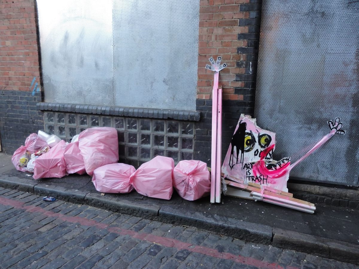 Artwork Title: Art Is Trash
