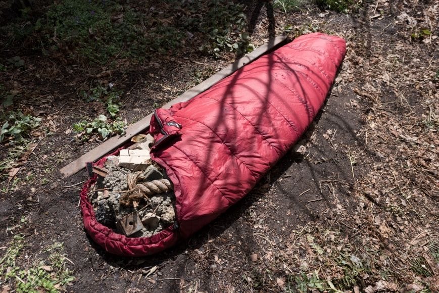 Artwork Title: Untitled (public sculpture for redundant space)