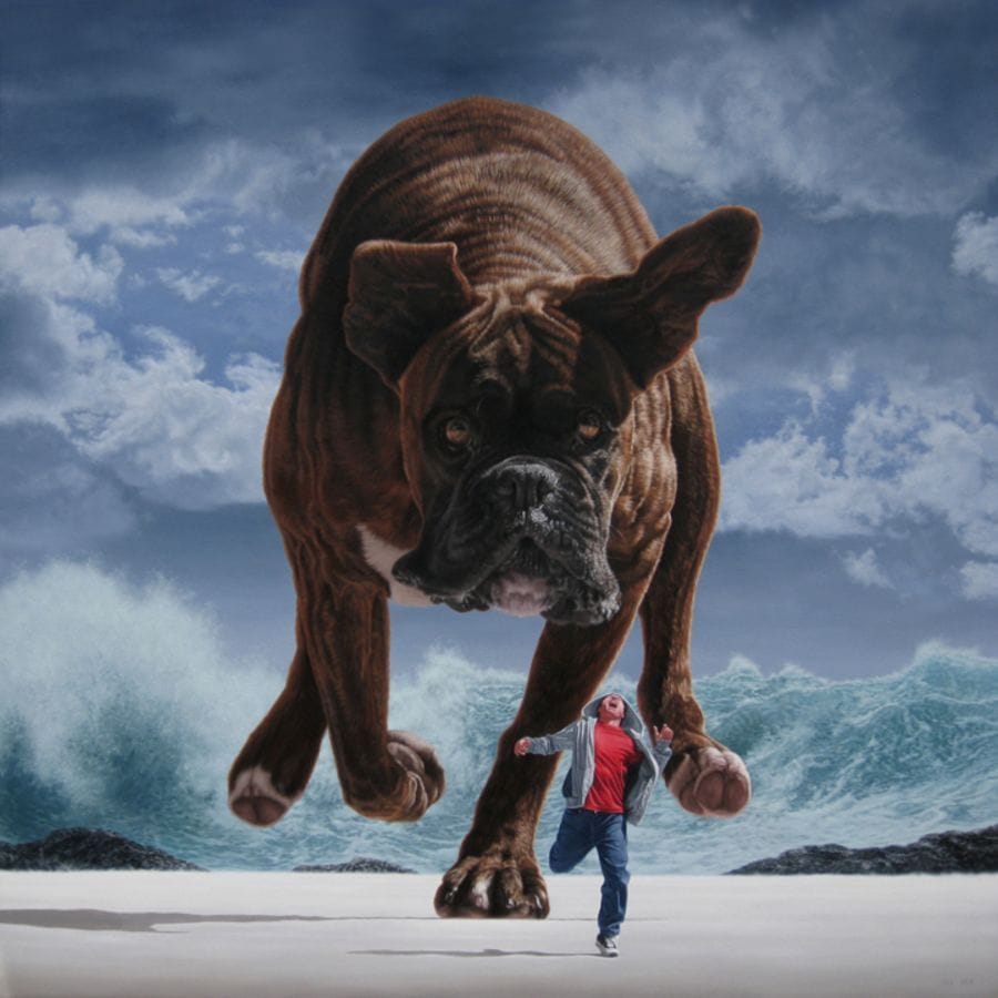 Artwork Title: Pursuit Under Silver Skies