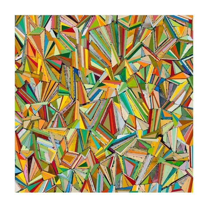 Artwork Title: Green Shift Angle