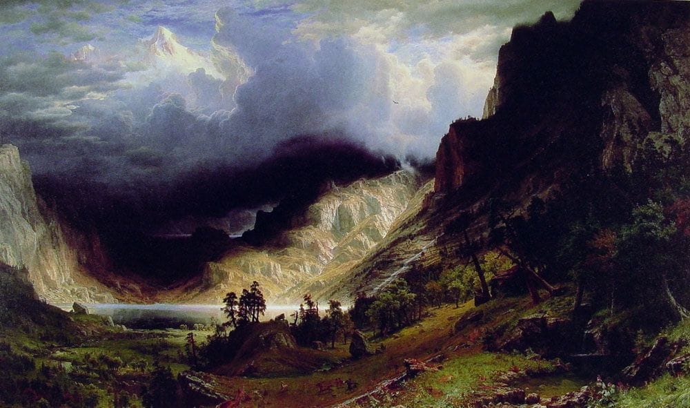 Artwork Title: A Storm in the Rocky Mountains Mr Rosalie