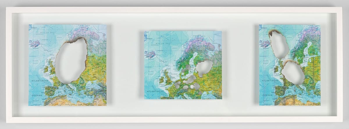 Artwork Title: The indefinable Journey (Burning Map)