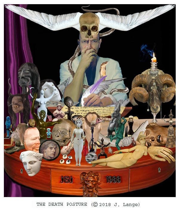 Artwork Title: The Death Posture (or 'Portrait of the Artist)