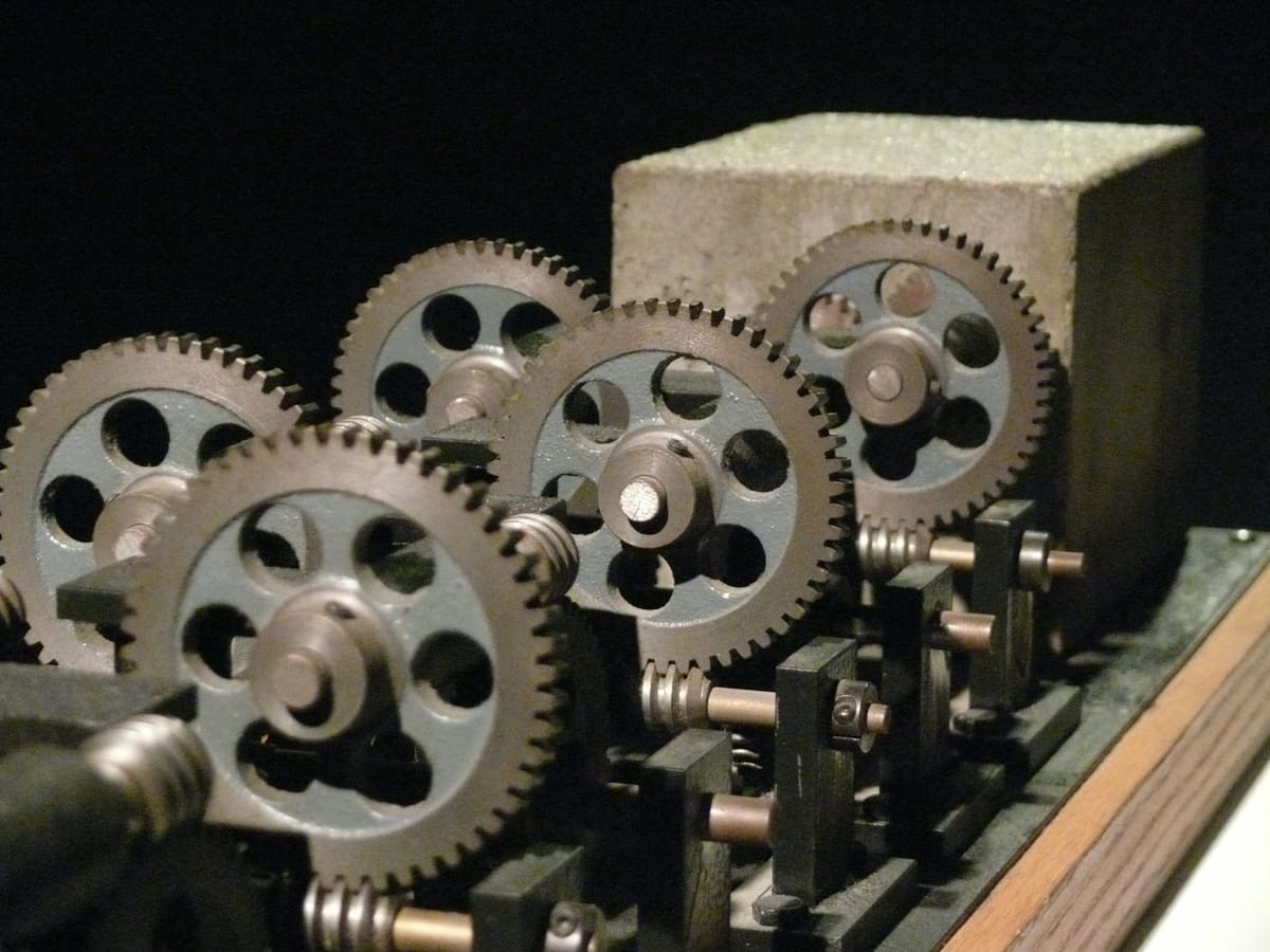 Artwork Title: Machine with Concrete