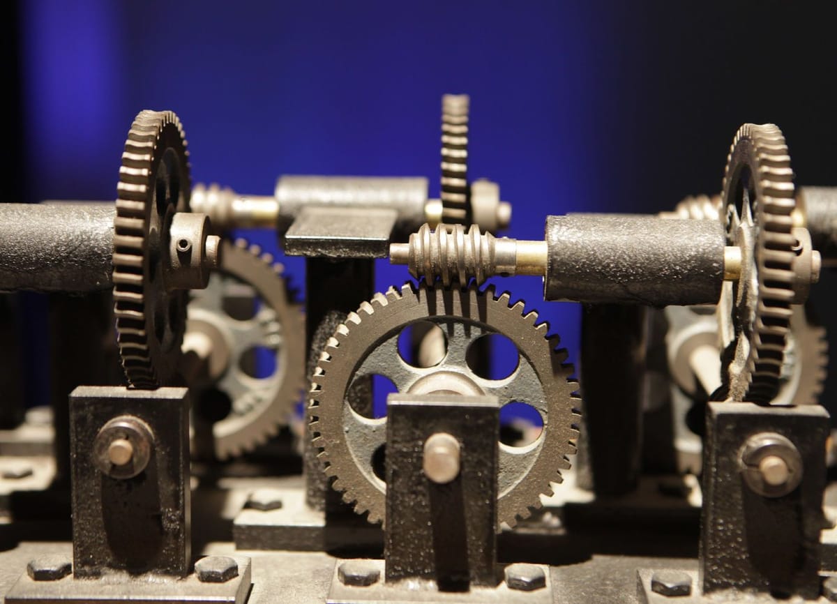 Artwork Title: Machine with Concrete