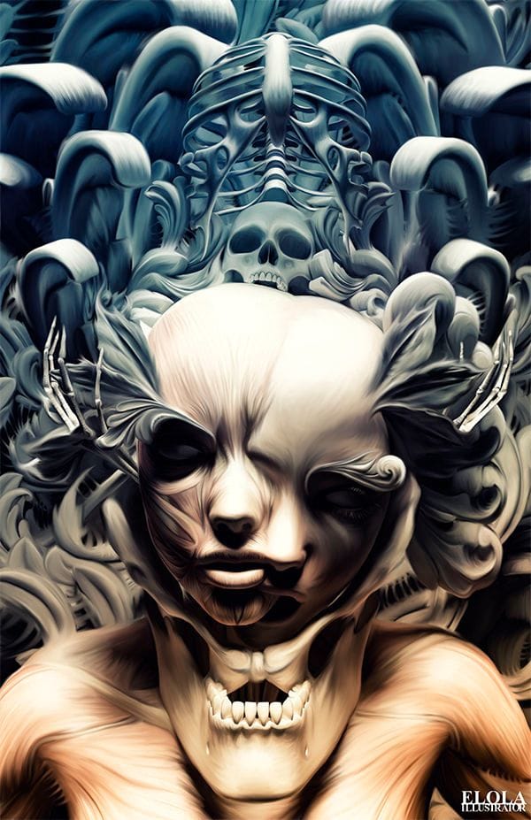 Artwork Title: Organic Portrait