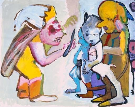 Artwork Title: Nanny, Small Bears And Bogeyman