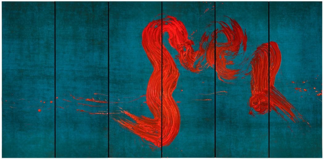 Artwork Title: Saint Christophe crossing the water III