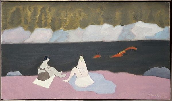 Artwork Title: Swimmers and Sunbathers