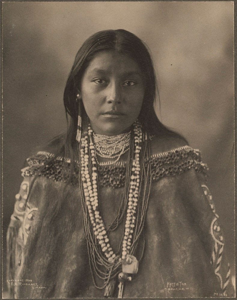 Artwork Title: Hattie Tom, Apache