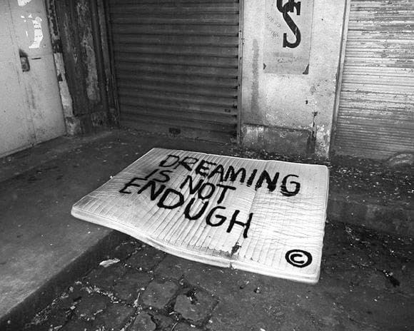 Artwork Title: Dreaming is Not Enough
