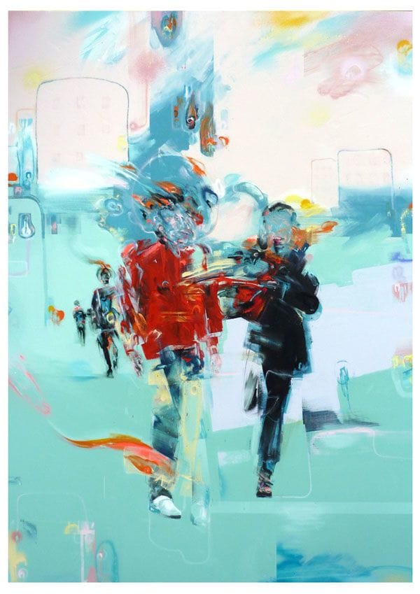 Artwork Title: Walking And Talking