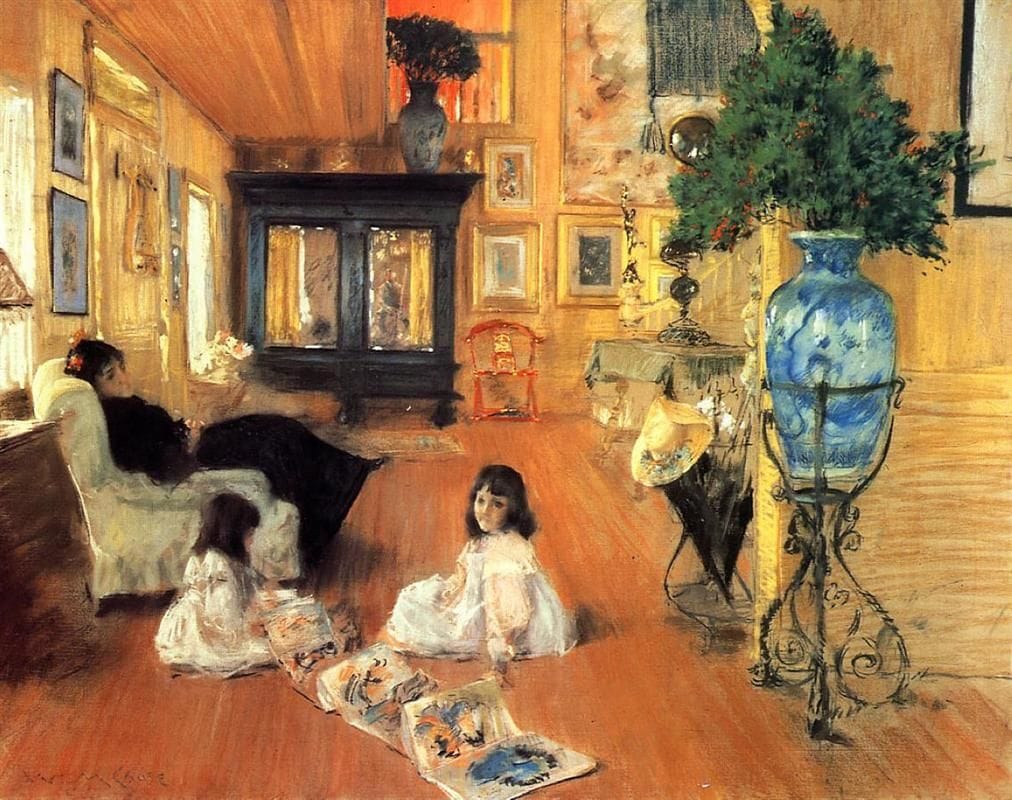Artwork Title: Hall At Shinnecock