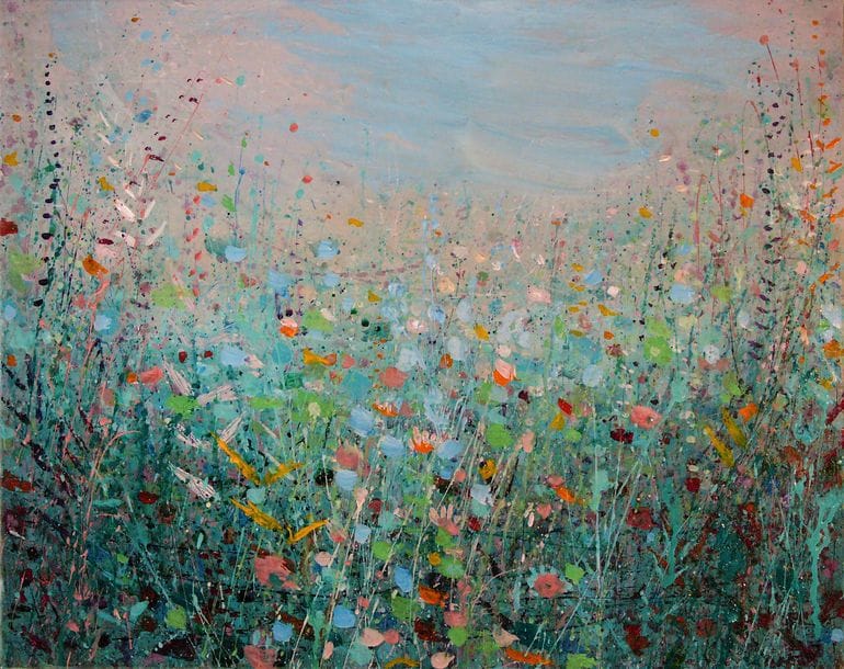Artwork Title: Blue and Green
