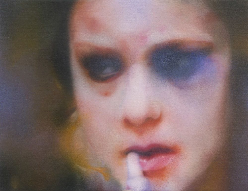 Artwork Title: Untitled (portrait Mädchen Mit Lippenstift)