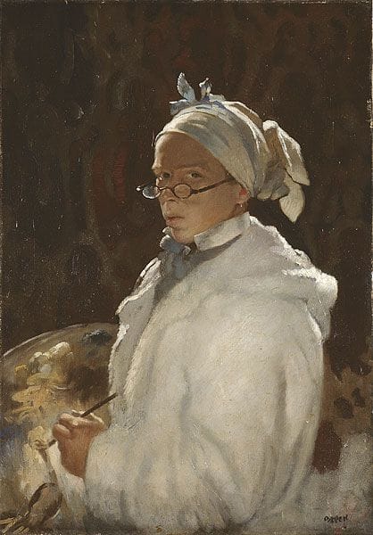Artwork Title: Self Portrait with Glasses