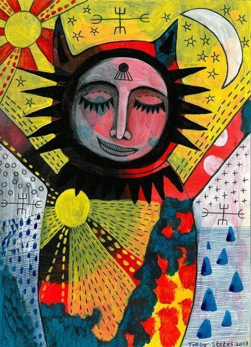 Artwork Title: Sun Cat