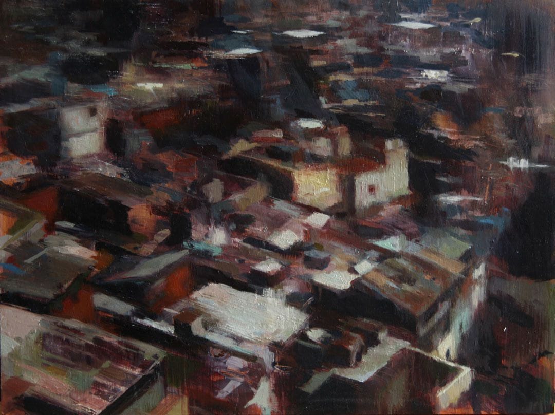 Artwork Title: Rocinha at night