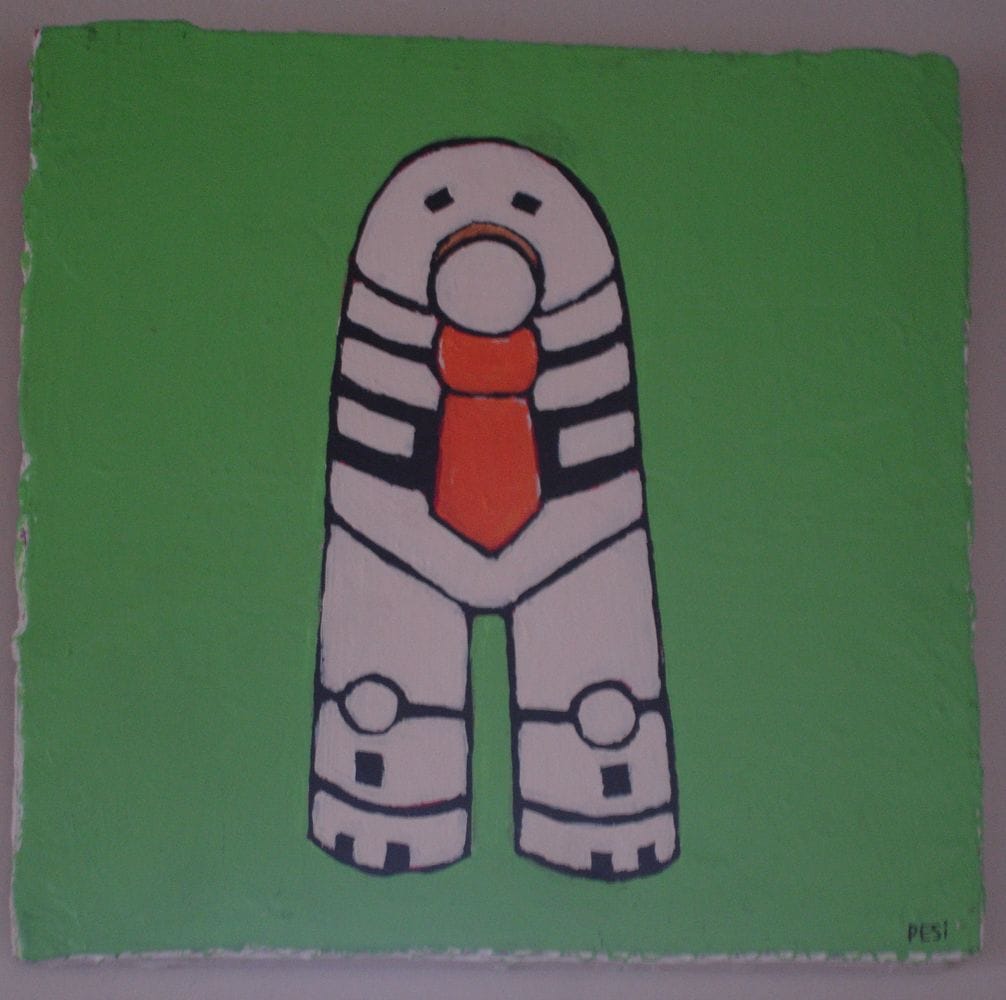 Artwork Title: Faithful Robot