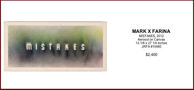 Artwork Title: Mistakes (Collection of Jack Rutberg Fine Arts Los Angeles)