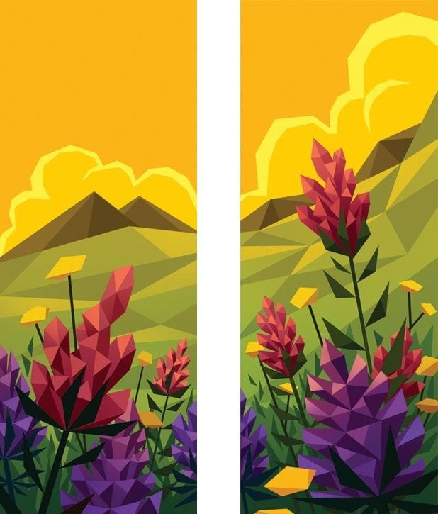 Artwork Title: Alpine Meadow