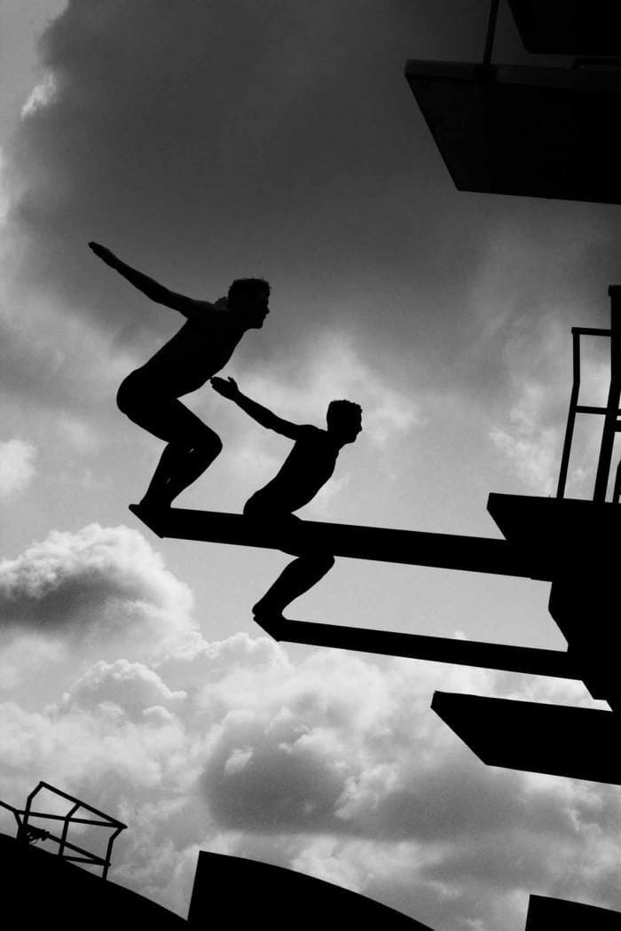 Artwork Title: Plongeurs  (USA. Fort Lauderdale. David Boudia et Thomas Finchum)