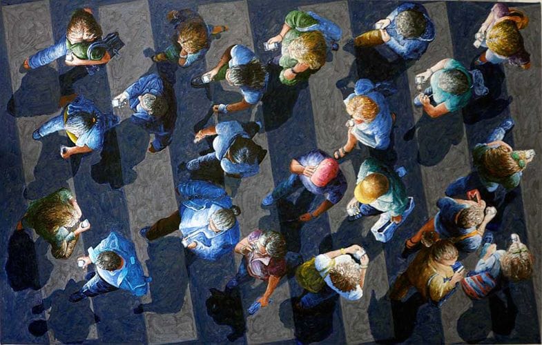 Artwork Title: Pedestrians 233