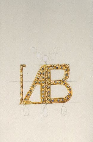 Artwork Title: Our Initials Intertwined
