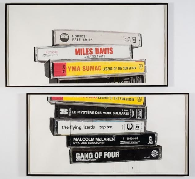 Artwork Title: Casettestacks (eighties, eclectic)