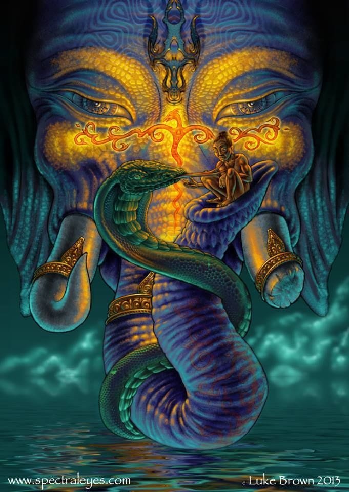 Artwork Title: Ganesha Keeps Watching