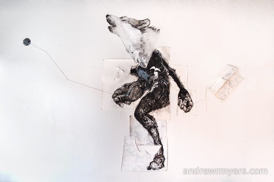 Artwork Title: Where-wolf (219 Nw Couch St. Portland, Or)