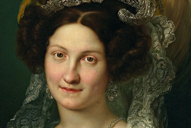 Artwork Title: María Cristina de Borbon, Queen of Spain