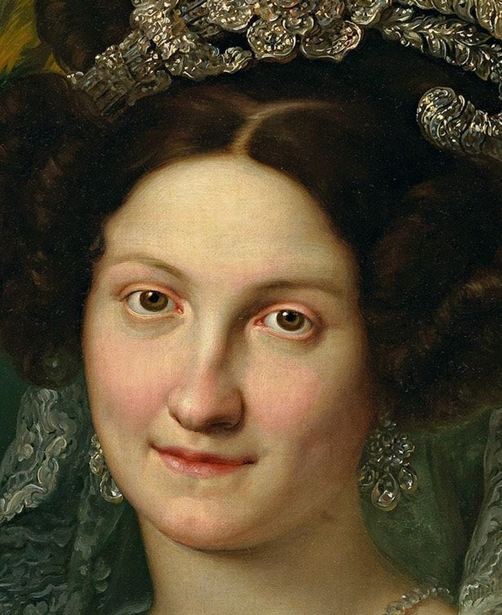 Artwork Title: María Cristina de Borbon, Queen of Spain