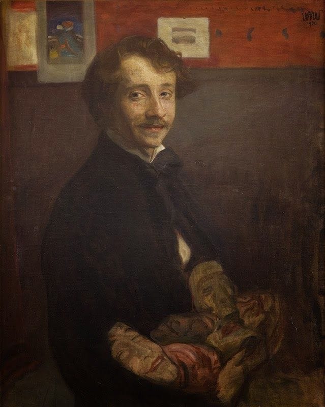 Artwork Title: Self Portrait with Masks