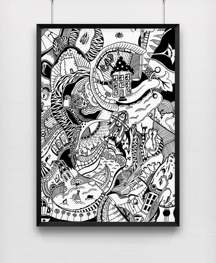 Artwork Title: Alice in Wondrland