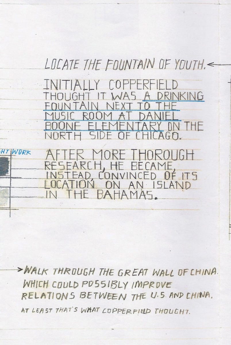 Artwork Title: The Truth About David Cooperfield