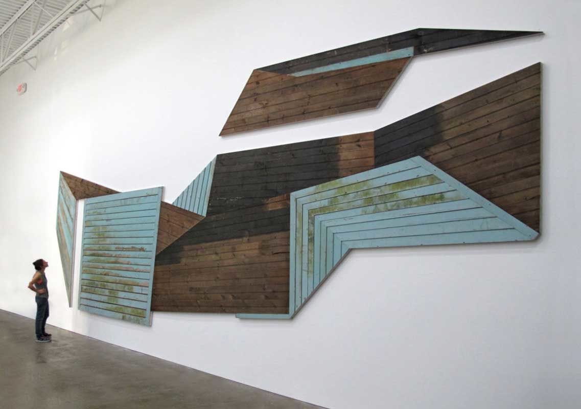 Artwork Title: Open House: assemblage with found building