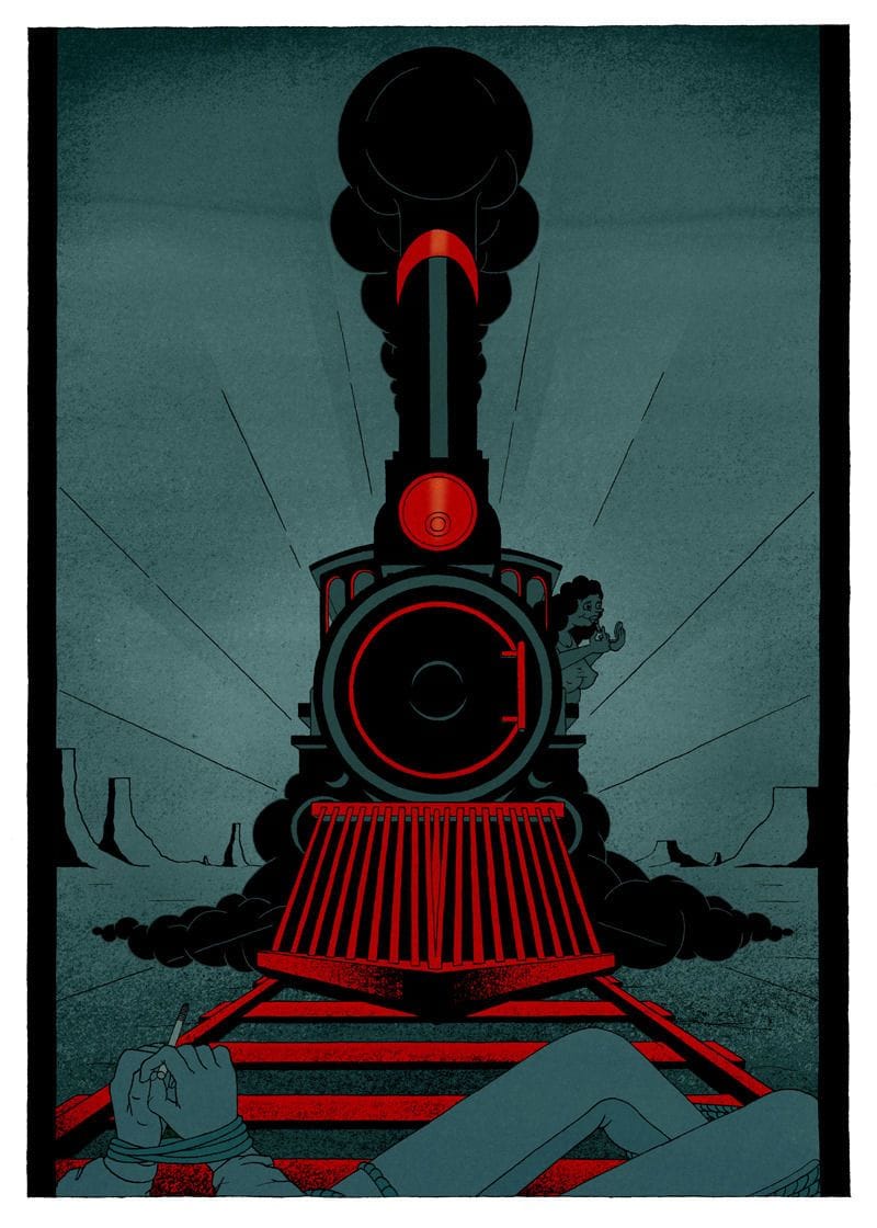 Artwork Title: Wrong Side of tracks