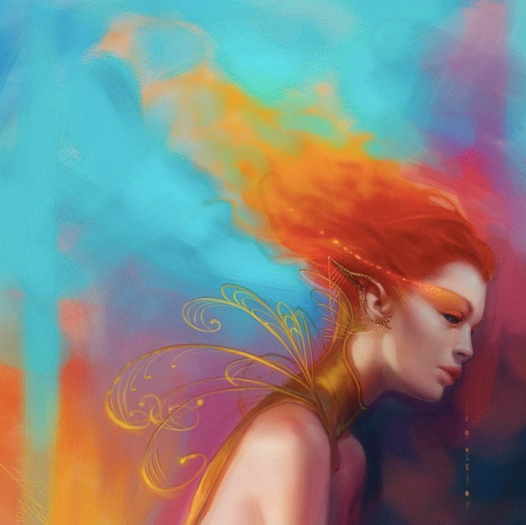 Artwork Title: Broken Flame