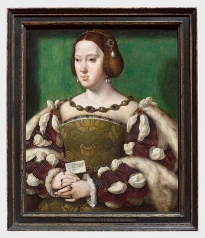 Artwork Title: Eleanora of Austria, Queen of France