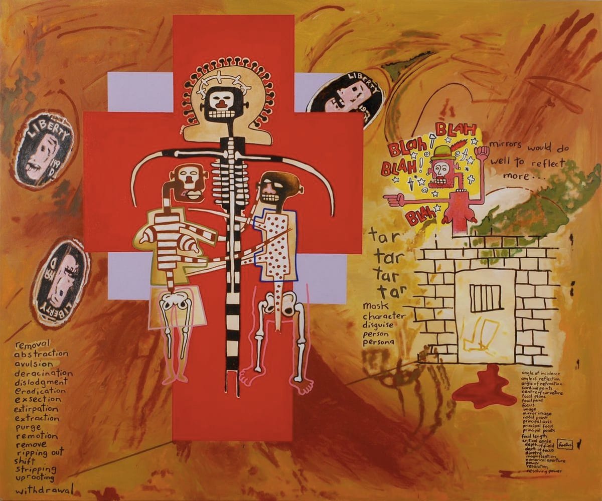 Artwork Title: Notes to Basquiat: Liberty