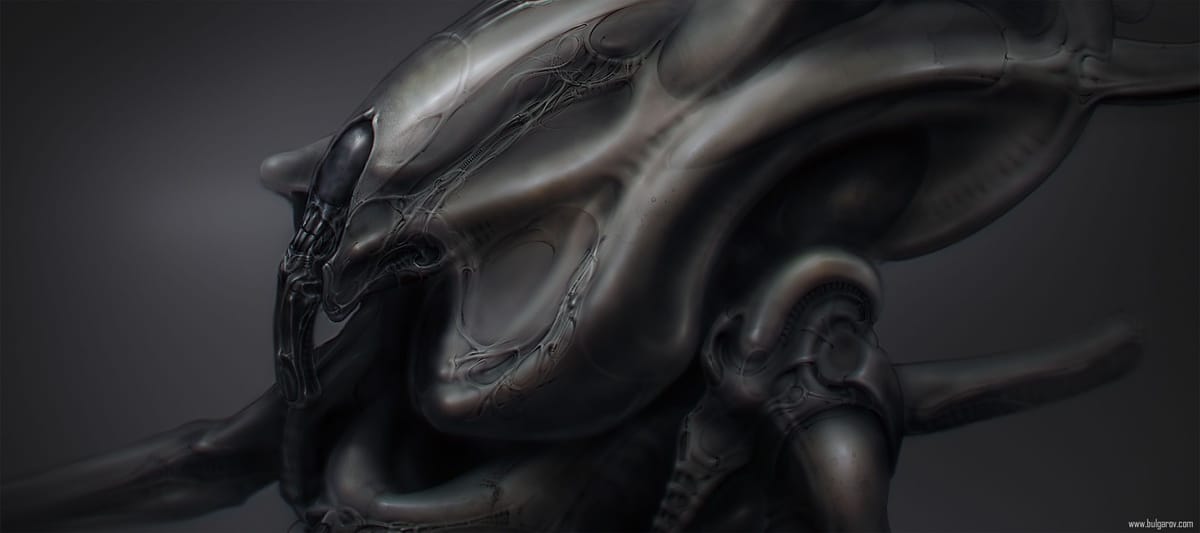 Artwork Title: Xenomorph crop