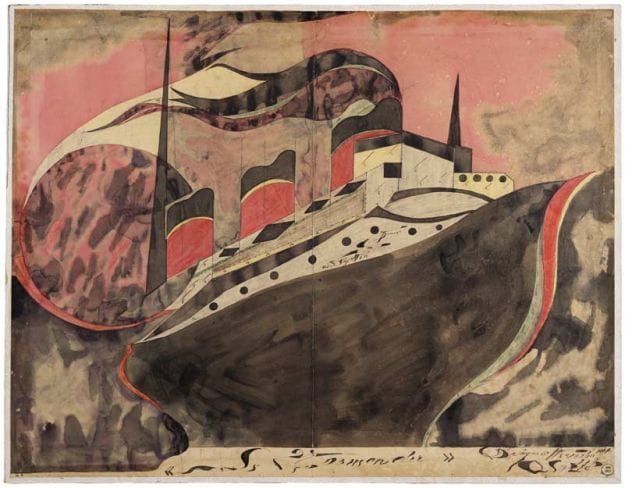 Artwork Title: Le Normandie
