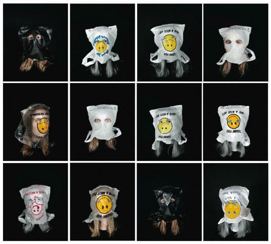 Artwork Title: Untitled (Deli Bag Self Portrait)
