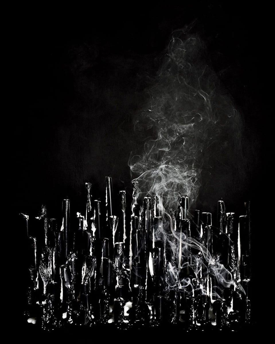 Artwork Title: Blown-Out Candles
