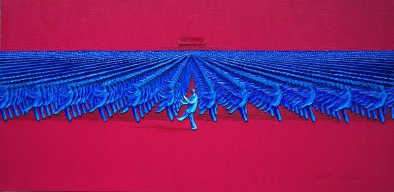 Artwork Title: Tai Chi Step Up Grasp Bird's Tail